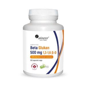 Beta Glukan Yestimun® 1,3-1,6 β-D 500 mg 100 vege kapsułek Aliness
