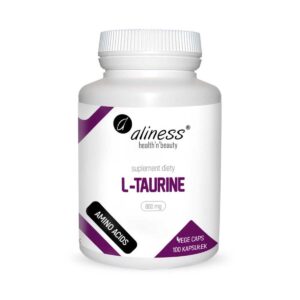 L-Taurine 800mg 100 vege kapsułek Aliness