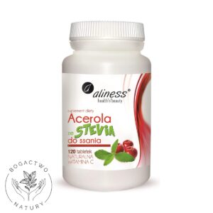 Acerola ze Stevią do ssania 120 tabletek Aliness