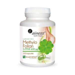 Methylo Folian 5-mthf 600μg 100 vege kapsułek Aliness