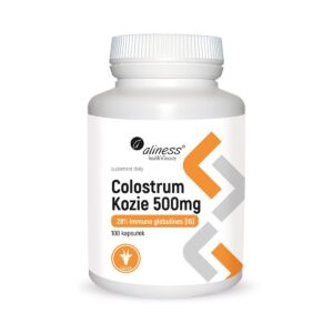 Colostrum Kozie IG 28% 500 mg 100 kapsułek Aliness