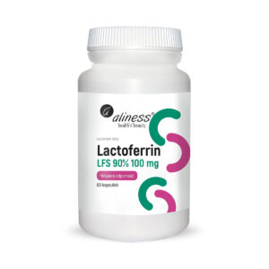 Lactoferrin LFS 90% 100 mg 60 kapsułek Aliness