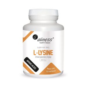 L-Lysine (chlorowodorek) 500mg 100 vege kapsułek Aliness