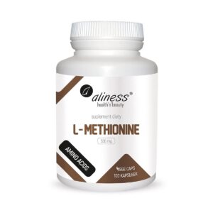 L-Methionine 500mg 100 vege kapsułek Aliness