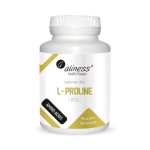L-Proline 500mg 100 vege kapsułek Aliness