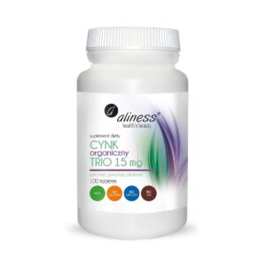 Cynk Organiczny Trio 15mg 100 tabletek Aliness